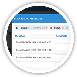 Create your campaigns in Excel, then load into a queue with our bulk importer.