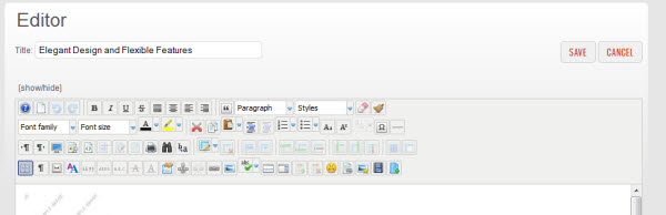 article editor