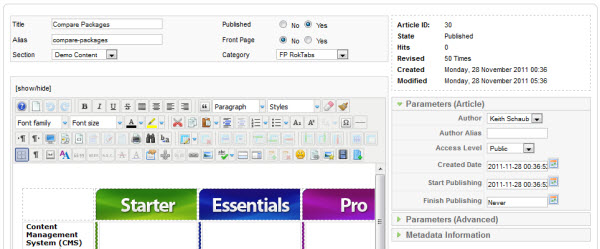 article manager